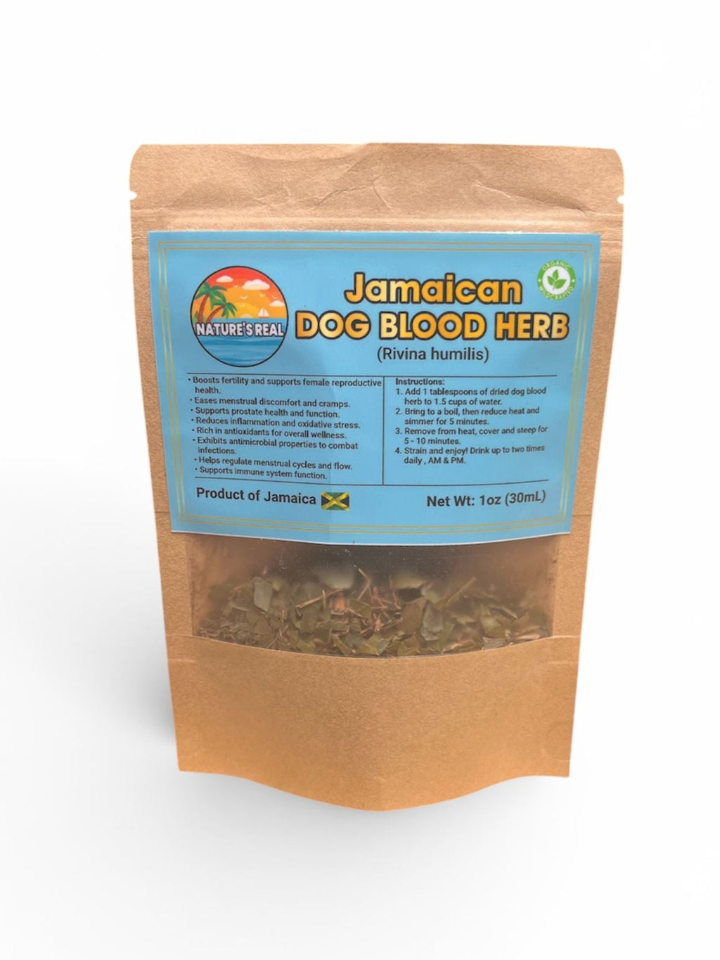 JAMAICAN DOG BLOOD HERB - FEMENINE BALANCE HERBAL TEA